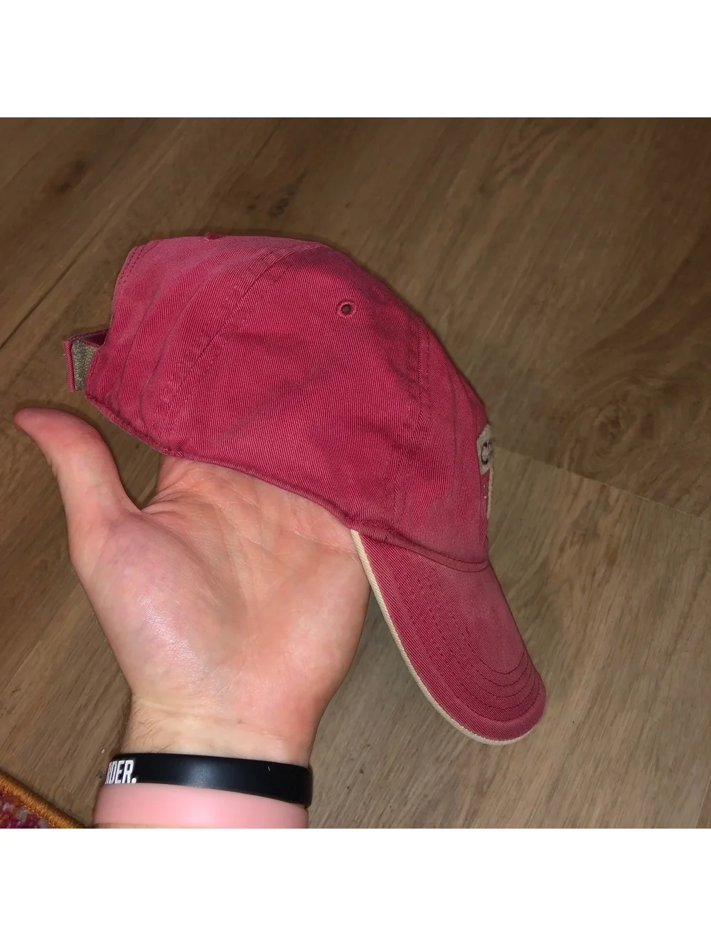 CARHARTT 1889 CANVAS RED ADJUSTABLE STRAPBACK HAT CAP VINTAGE STYLE